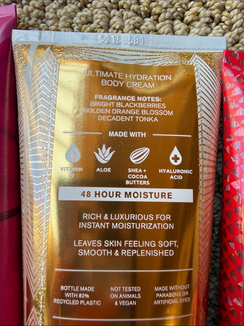 Bath & Body Works Body Cream Trio — Pink, Gold, Red - Picture 4 of 5